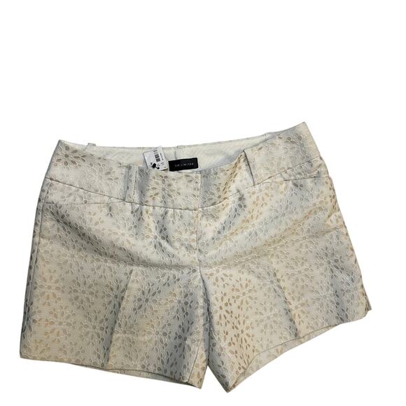 🌸 The Limited Cream Eyelet Lace Shorts – Size 4 - Picture 2 of 6